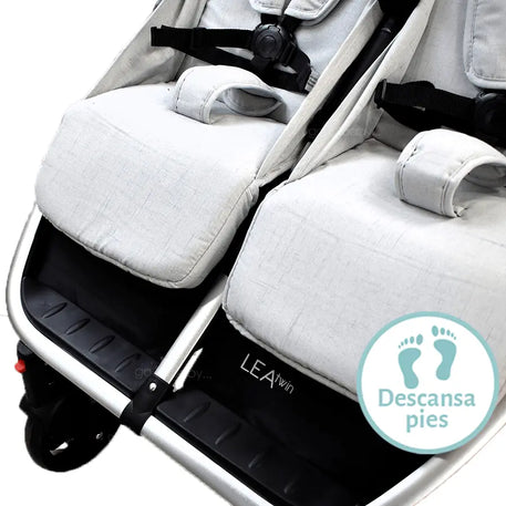 CARRIOLA DOBLE LEA TWIN GREY