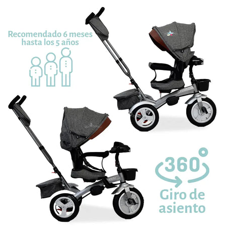 Triciclo premium 4 en 1 5532