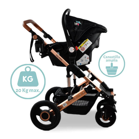 Carriola sistema de viaje Galaxis 4 en 1