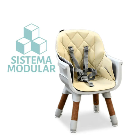 SILLA ALTA 3 EN 1 MILA BEIGE