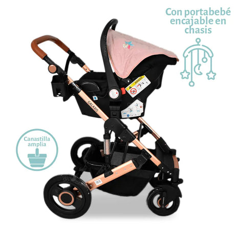Carriola sistema de viaje Galaxis 4 en 1