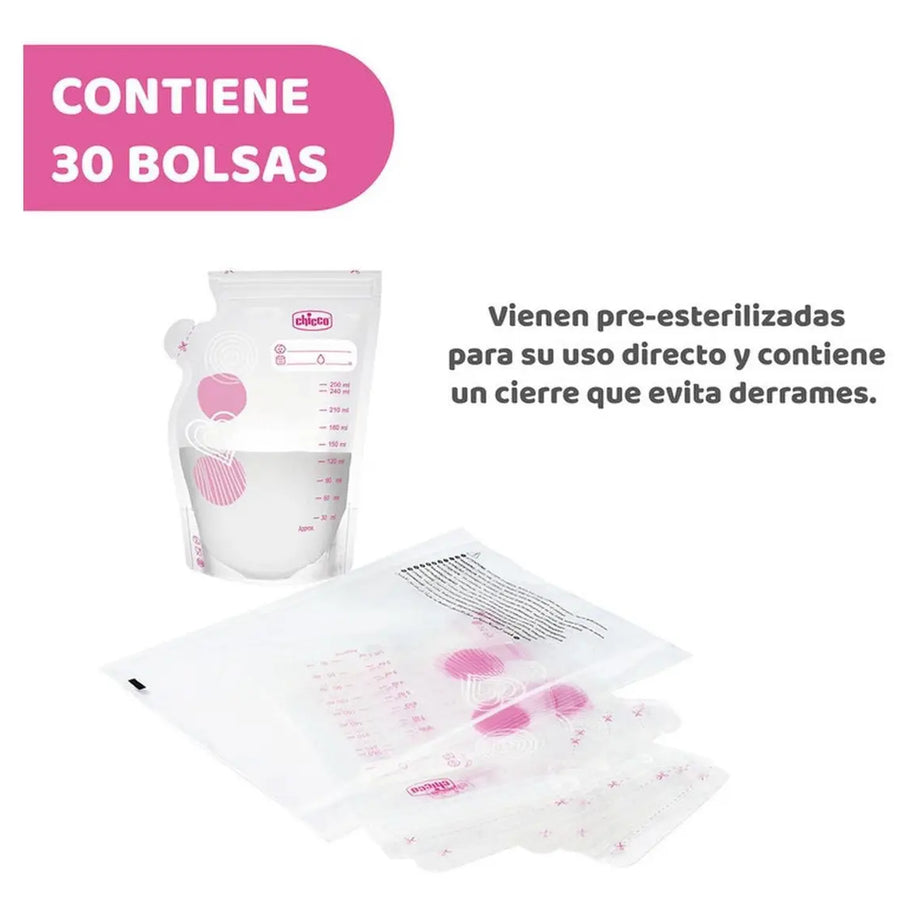 Bolsa de leche esterilizadas -30Pcs
