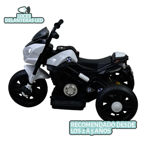 Moto Triciclo Pedal Eléctrica Infantil Nova Con Luces Led