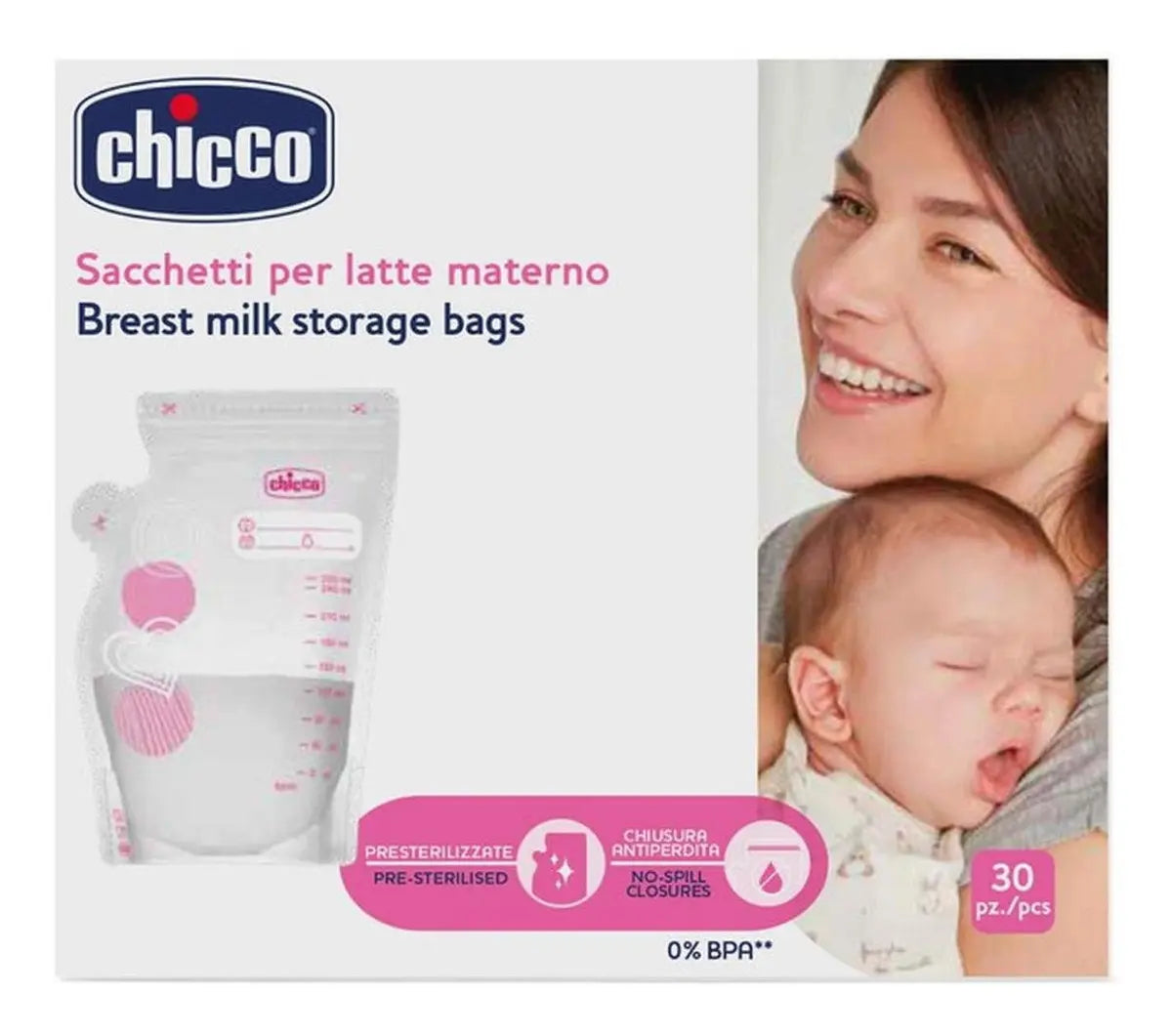 Bolsa de leche esterilizadas -30Pcs