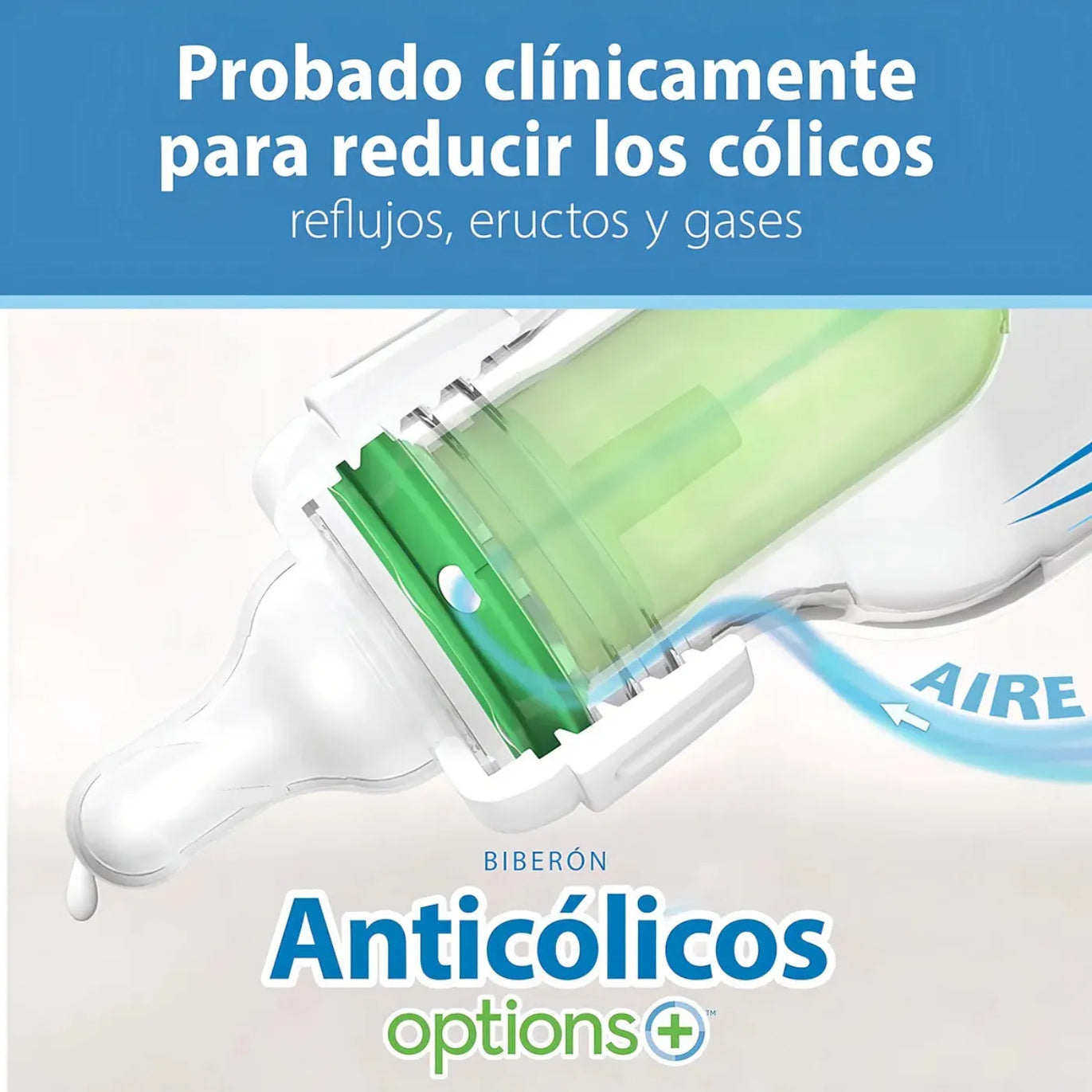 Dr Brown's Options+ 2 Biberones Rosas de 9 oz 0m+ nivel 1