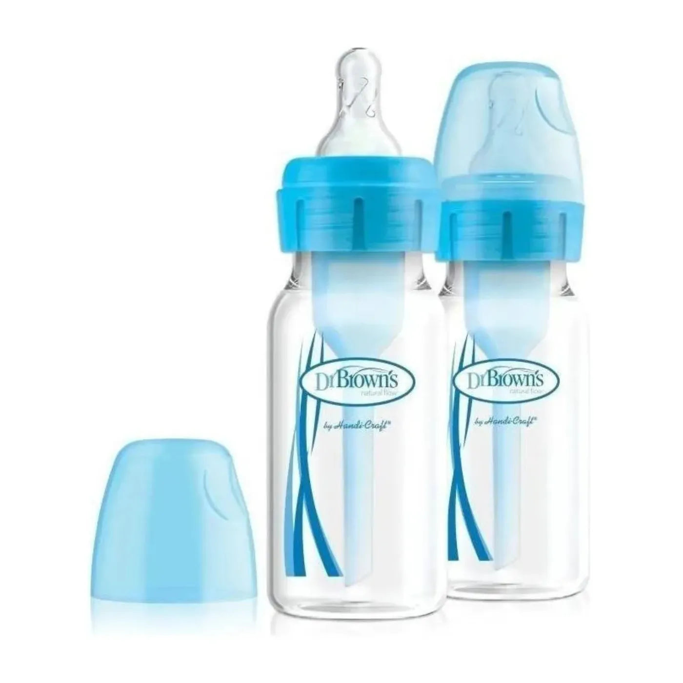 Biberones Dr Browns Options Estandar 2 Piezas 120ml/4oz 0m+ Color Azul