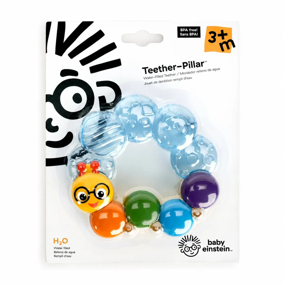 Mordedera refrigerable Baby Einstein Teether-pillar de oruga · 3+ meses