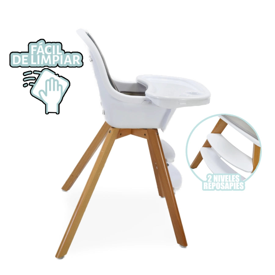 SILLA ALTA NORDIC GRIS