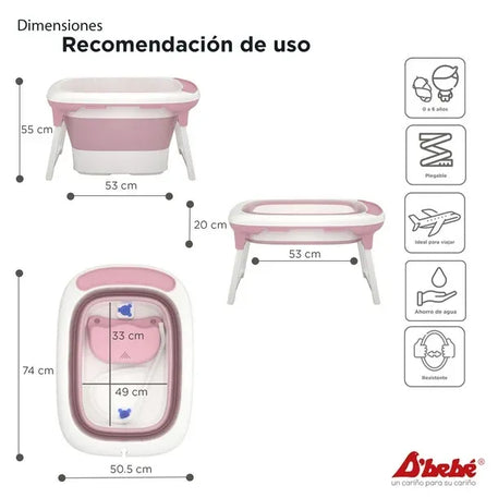 BAÑERA PLEGABLE BUBBLES