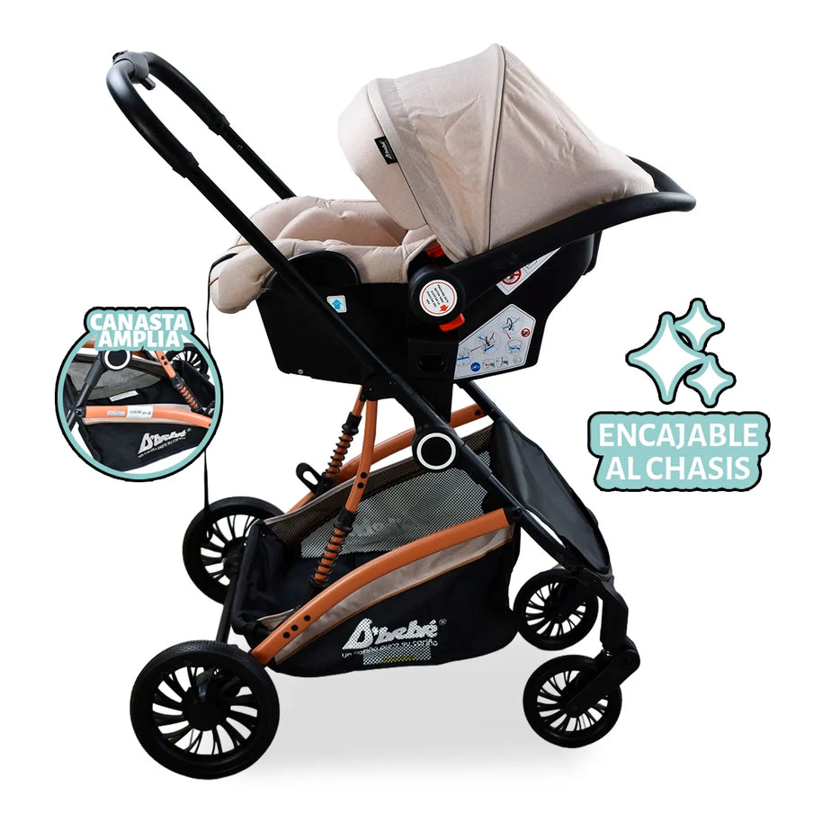 Carriola travel system 4 en 1 URBAN GO