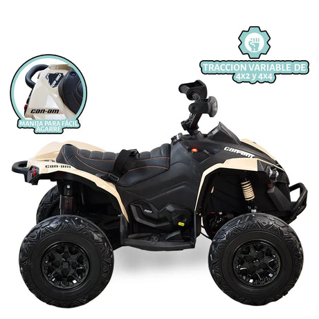 CUATRIMOTO ELECTRICA CAN-AM AZUL 4x4 renegade