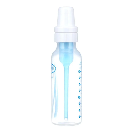 BIBERON ESTANDAR TRANS AZUL 8 OZ