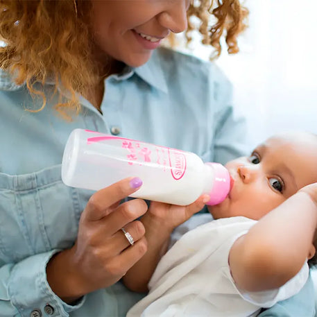 BIBERON ESTANDAR TRANS rosa 8 OZ