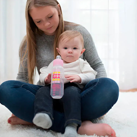 BIBERON ESTANDAR TRANS rosa 8 OZ