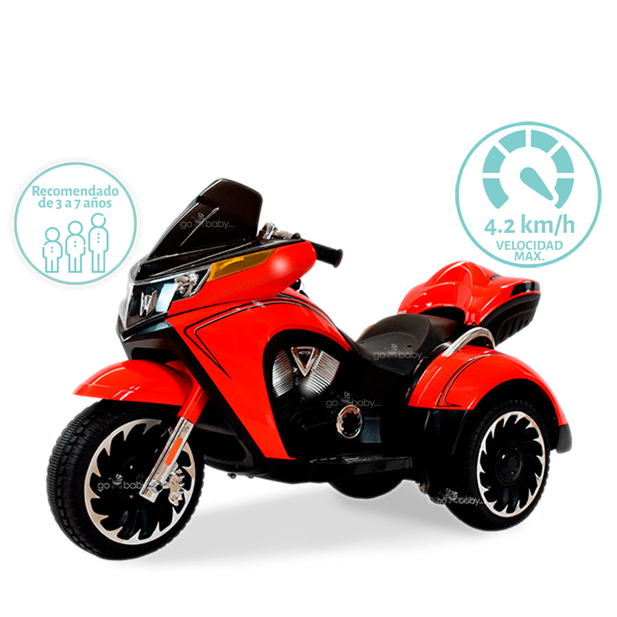 Trimoto Eléctrica Sport Rojo web