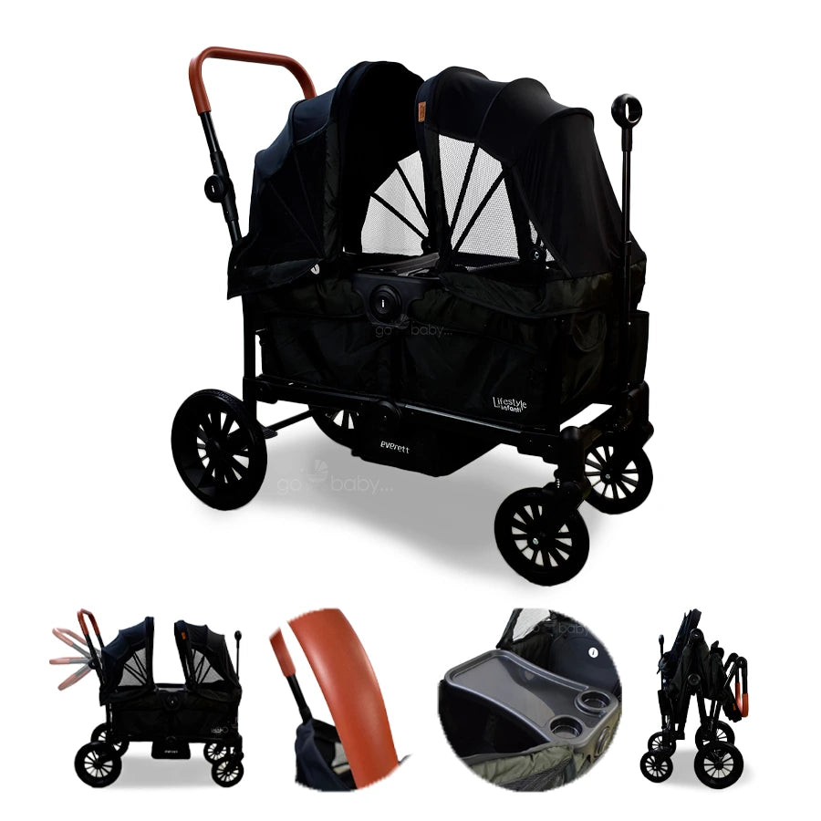 CARRIOLA INFANTI VAGON EVERETT BLACK