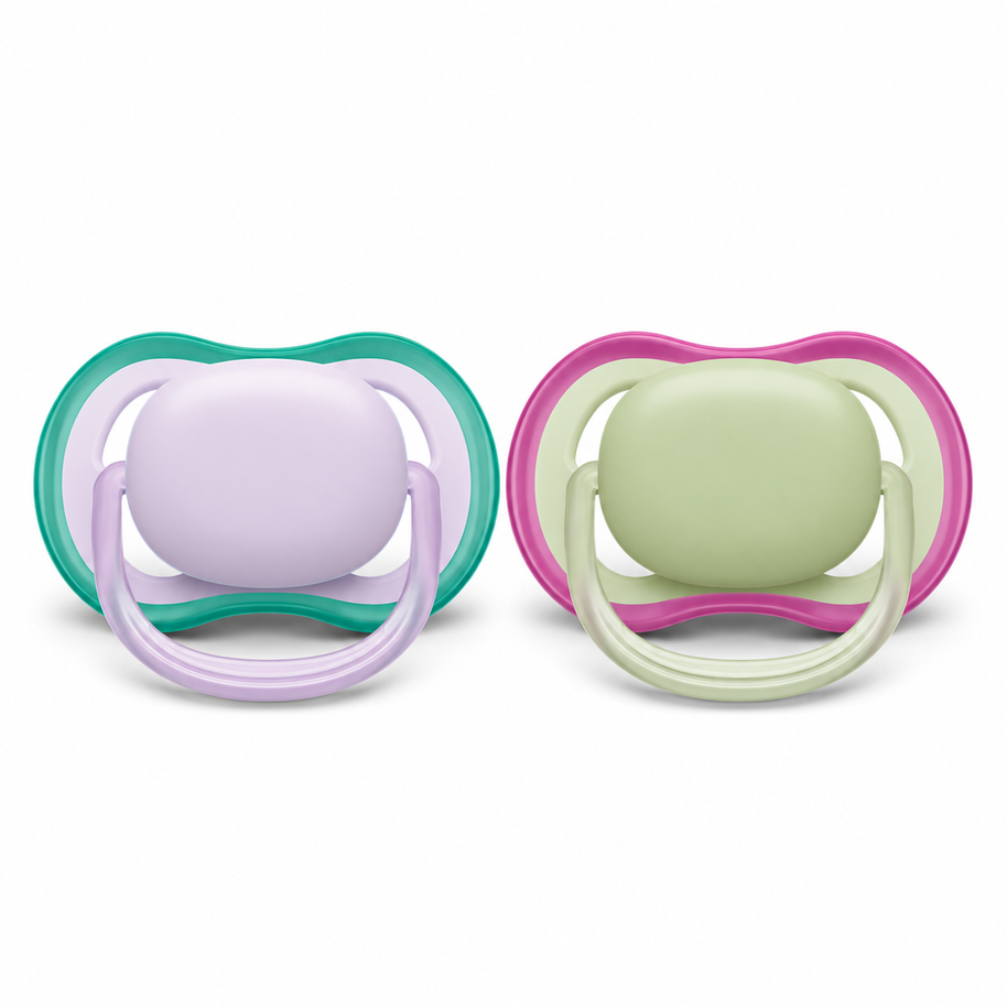 Chupones Philips Avent Ultra Air 0–6 meses · 2 piezas SCF085/24