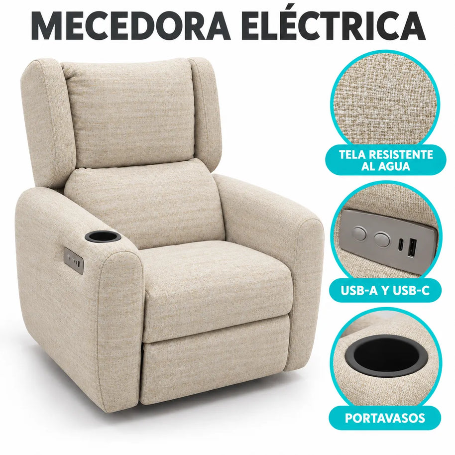 SILLON DE MATERNIDAD RECLINABLE CAPRI EL