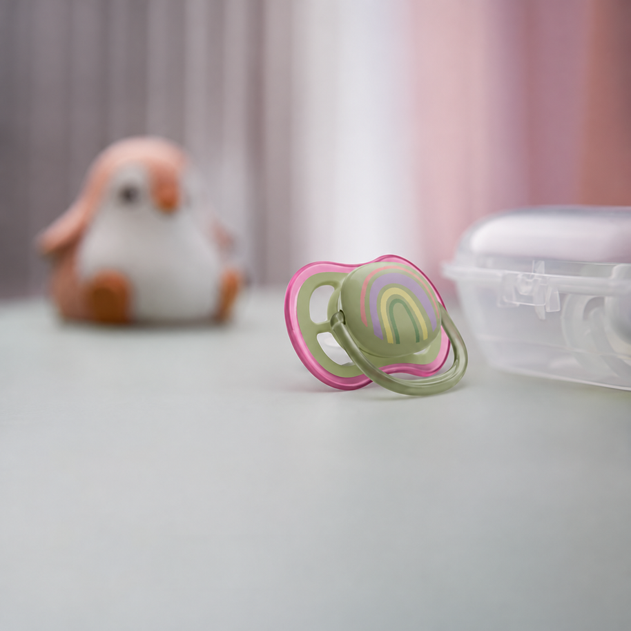 Chupones Philips Avent Ultra Air 0–6 meses · 2 piezas SCF085/59.