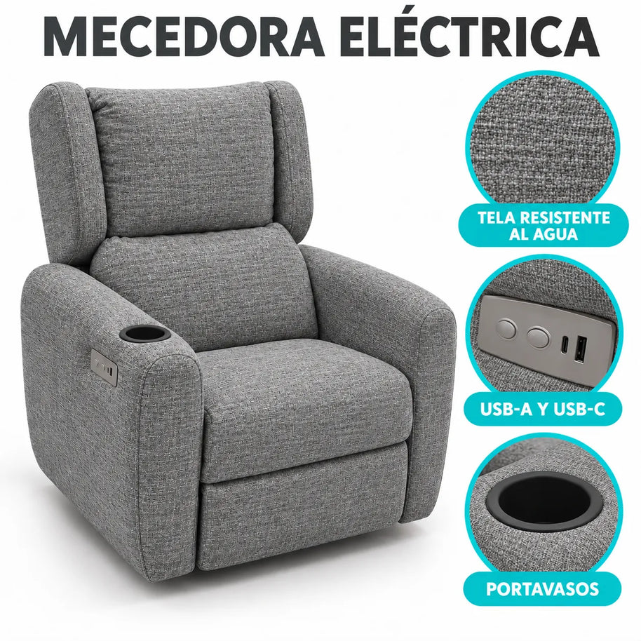 SILLON DE MATERNIDAD RECLINABLE CAPRI EL