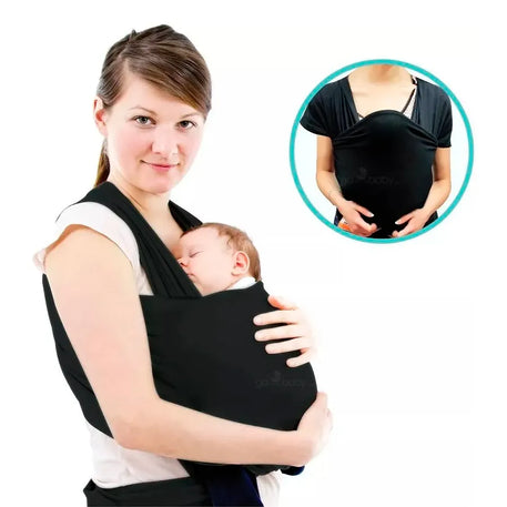 Rebozo Fular Multiposiciones Negro