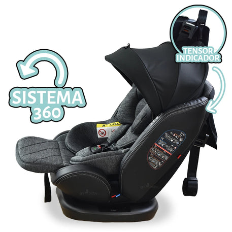 Autoasiento giro 360 pro