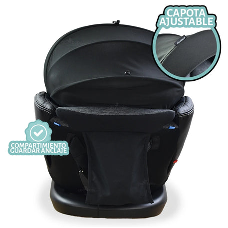 Autoasiento giro 360 pro