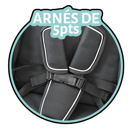 Silla de paseo GLEE UNEVEN BLACK