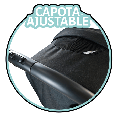 Silla de paseo GLEE UNEVEN BLACK