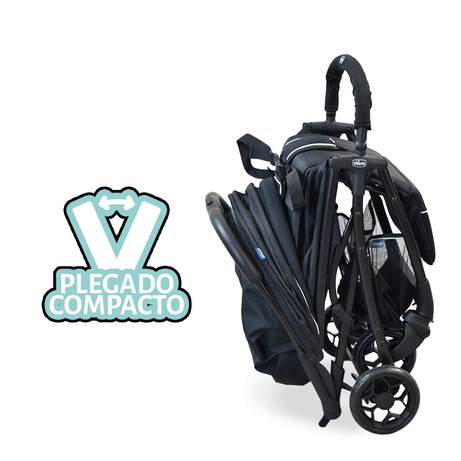 Silla de paseo GLEE UNEVEN BLACK