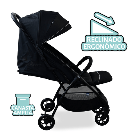 Silla de paseo GLEE UNEVEN BLACK