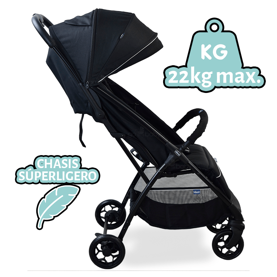 Silla de paseo GLEE UNEVEN BLACK