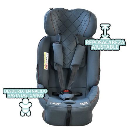 AUTOASIENTO IFIX 360 GRIS