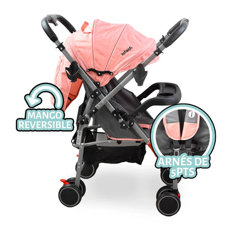 Carriola de mango reversible ivy
