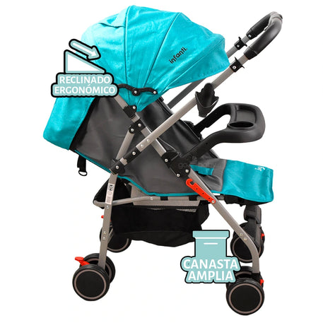 Carriola de mango reversible ivy
