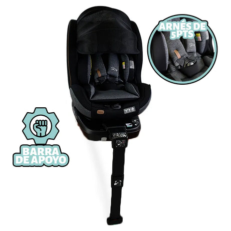 AUTOASIENTO SEAT3FIT IS AIR BLACK MELANG