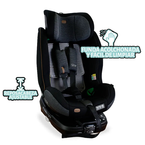 AUTOASIENTO SEAT3FIT IS AIR BLACK MELANG