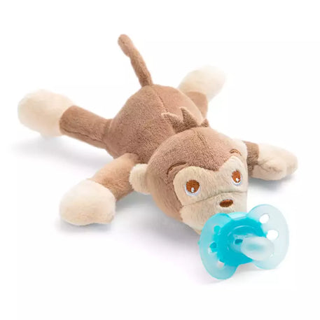 chupón con peluche tierno