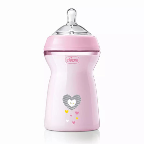 Biberón natural feeling niña rosa