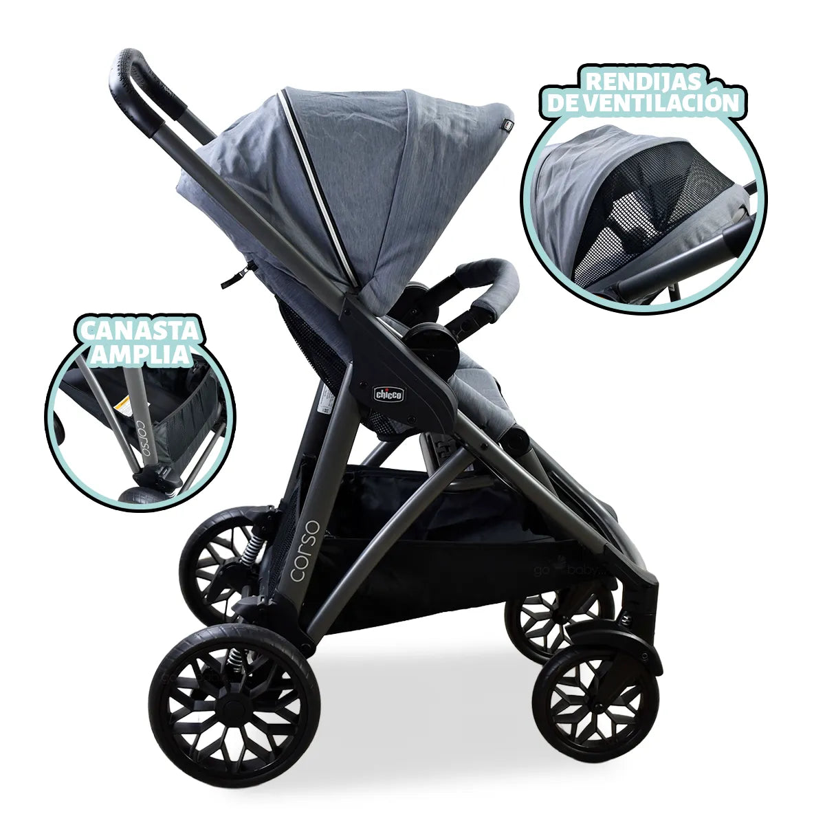 Carriola sistema modular corso silverspring