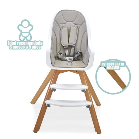 SILLA ALTA NORDIC GRIS