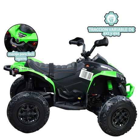 CUATRIMOTO ELECTRICA CAN-AM AZUL 4x4 renegade