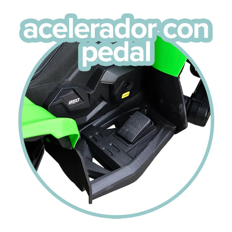 CUATRIMOTO ELECTRICA CAN-AM AZUL 4x4 renegade