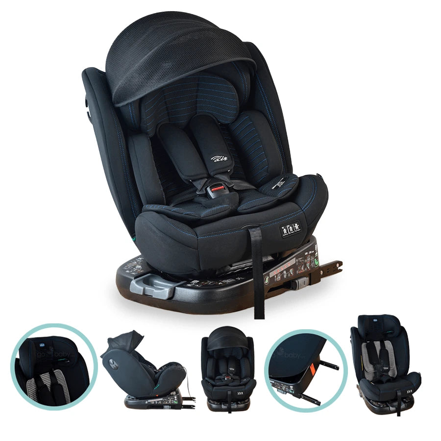 Autoasieto UNICO EVO IS AIR BLACK