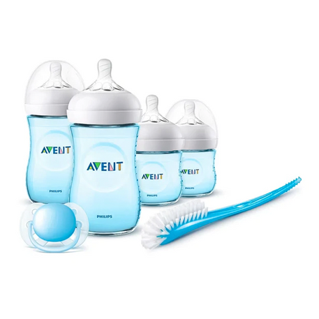 Set Avent De Recién Nacido Natural Accesorios Azul - gobaby.mx
