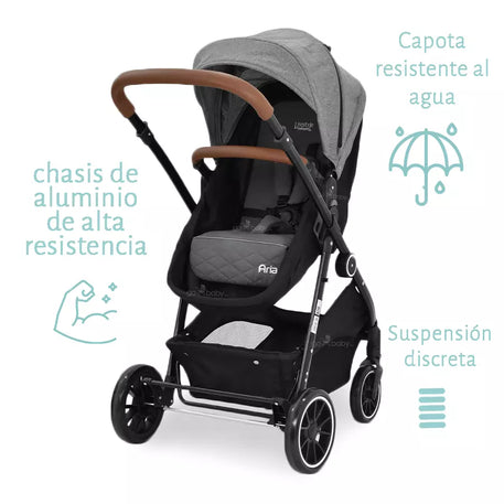 carriola sistema de viaje Aria 4 en 1