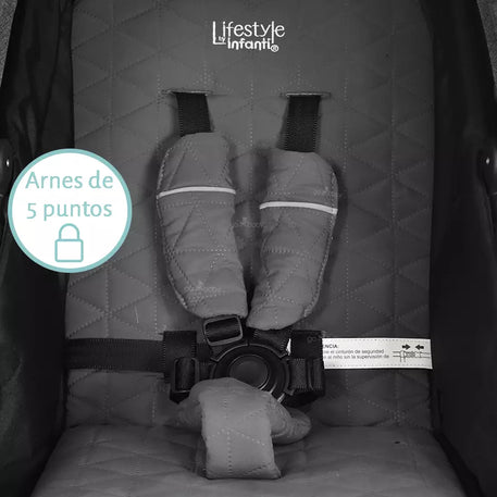 carriola sistema de viaje Aria 4 en 1