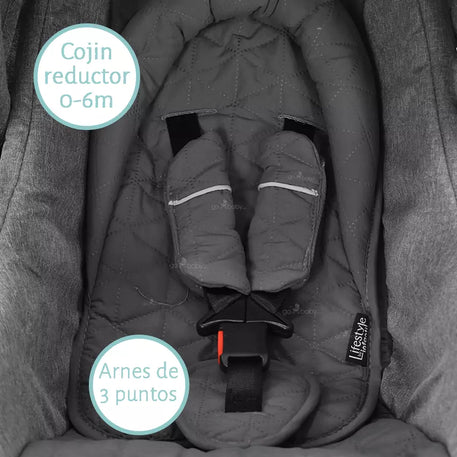 carriola sistema de viaje Aria 4 en 1