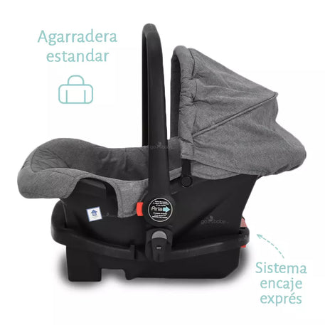 carriola sistema de viaje Aria 4 en 1