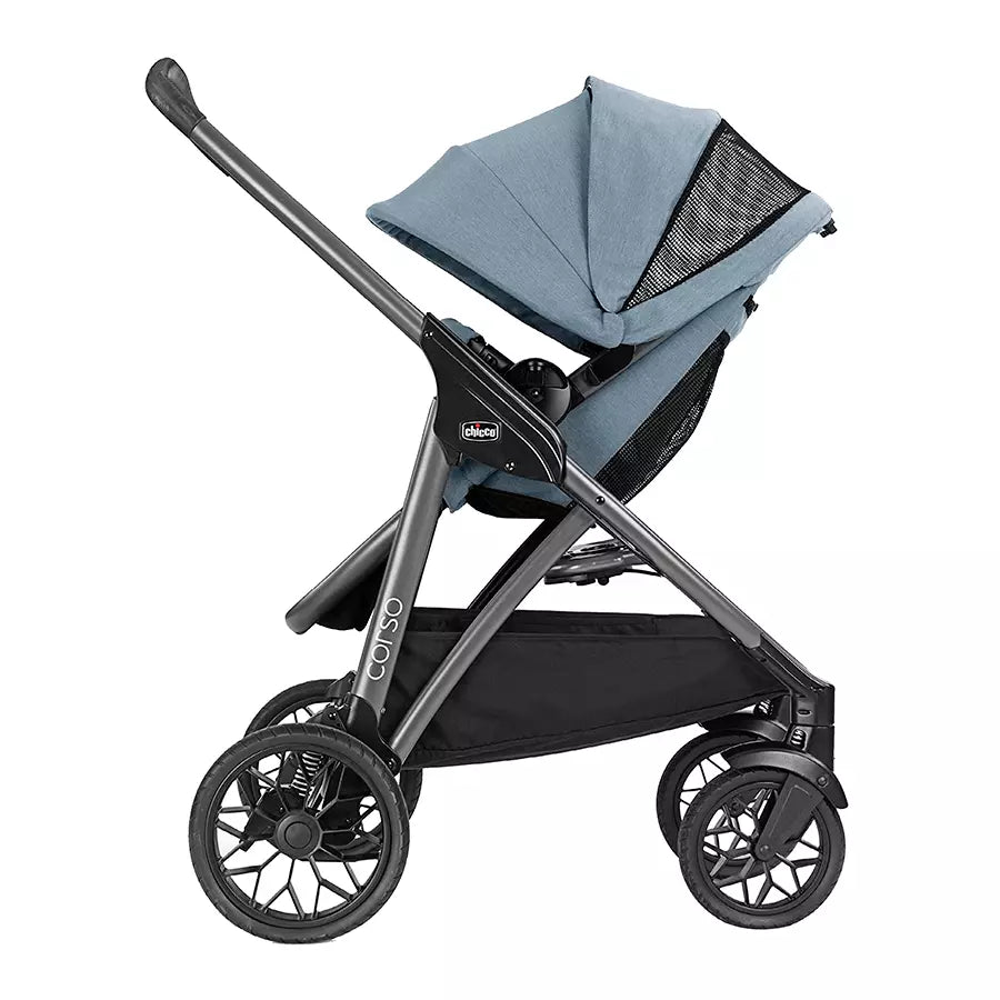 carriola sistema modular corso silverspring - gobaby.mx